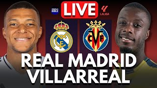 🔴REAL MADRID vs VILLARREAL LIVE  LALIGA  Full Match LIVE Today [upl. by Anetta613]