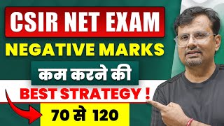 CSIR NET June 2024  Negative Marks कम करने की Best Strategy  CSIR NET Exam Tips by GP Sir [upl. by Gnol315]