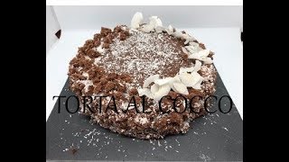 TORTA AL COCCO  COCCO E NUTELLA [upl. by Bannasch]