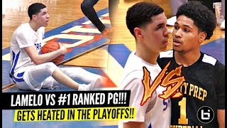 LaMelo Ball vs 1 RANKED PG GETS HEATED Melo Gets TESTED Spire ANOTHER FIGHT [upl. by Edniya]