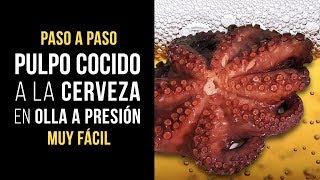 Pulpo Cocido a la Cerveza en Olla a Presión Express WMF en 10 minutos  Receta fácil [upl. by Eeldarb244]