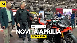 STAND APRILIA EICMA 2024 [upl. by Imoyik]