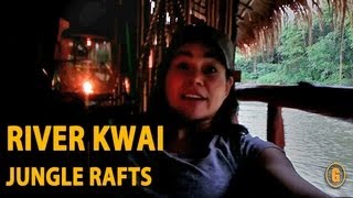 River Kwai Jungle Rafts Adventure Kanchanaburi Thailand [upl. by Helbonna415]