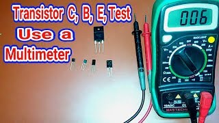 Transistor Test CBE Use a Multimeter [upl. by Zelma404]