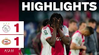 Highlights Ajax  PSV  KNVB Beker [upl. by Schulz129]