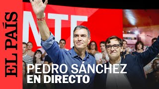 DIRECTO  Pedro Sánchez clausura el Congreso del PSC en Barcelona  EL PAÍS [upl. by Leotie]