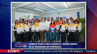 Barrick Pueblo Viejo gradúa 61 beneficiarios de su programa de aprendices [upl. by Ahtaela]