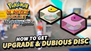 Pokemon Scarlet amp Violet How to get UPGRADE amp DUBIOUS DISC Porygon Evolutions The Indigo Disk DLC [upl. by Itagaki889]