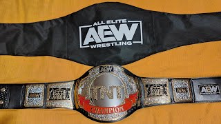 OVERVIEW SHOT OFFICIAL AEW TNT CHAMPIONSHIP REPLICA TITLE [upl. by Cathrine]