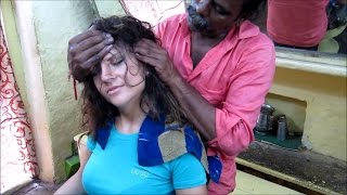 Worlds Greatest Head Massage 19  Eliana ASMR Barber meets Baba the cosmic Barber [upl. by Medovich]