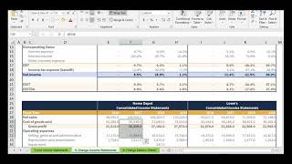 Horizontal Analysis  Financial Statement Analysis [upl. by Valeda230]