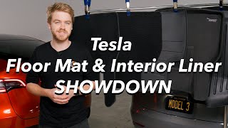 Tesla Floor Mats Buyers Guide 3D Maxpider Tesmanian Farasla Tesla Carpet Textile amp AllWeather [upl. by Fachanan]