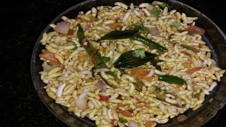 girmit recipeNorth karnataka masala puripuffed rice snacks [upl. by Leahcimal]