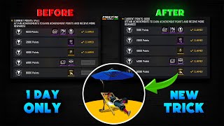 How to Complete Achievement Mission in 1 Days🤫  Freefire Achievement Mission New Trick💯 Free Emote [upl. by Lirva]