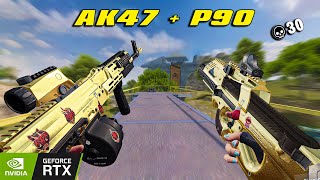 AK  P90 30 kill solo vs squad Blood strike pc max graphic 240 fps rtx 2060 [upl. by Sifan]