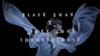 Black Swan X Fake love  orchestral ver  Song by bts  audio [upl. by Nahte]