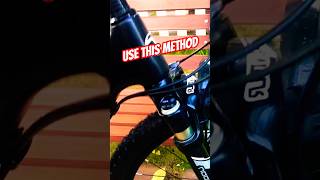 How To Add Air To Mountain Bike Fork MTB [upl. by Ede206]