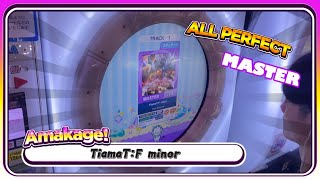 【maimaiでらっくす】TiamaTF minor スタンダード譜面 MASTER ALL PERFECT 【直撮り】 [upl. by Gordon153]