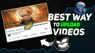 Best Way to Upload Videos on YouTube 2024quot [upl. by Nosydam774]