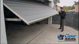 How to install Cleverseal FlexiSeal on a Tilt Door with a LAH top seal [upl. by Lainahtan182]