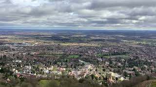 Great Malvern in the Malvern Hills UK 10 March 2020 [upl. by Adnawaj685]