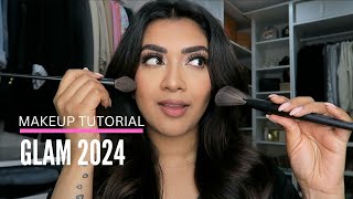 Glam 2024  Tutorial  Vithya Hair and Makeup [upl. by Avenej]