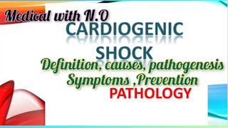 cardiogenic shock in hindi definitioncauses  pathogenesis Symptoms  Prevention [upl. by Ifok159]