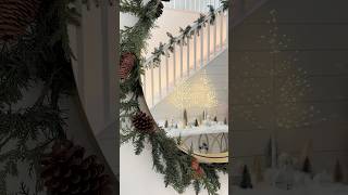 Decorate my foyer with me🎄 christmas christmasdecor christmastree christmasdecorations festive [upl. by Elledoj]