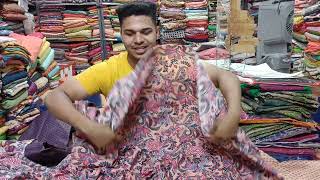 cotan print Pakistani Maslin fabric New Delhi katran market ph91071714008459154732 [upl. by Naahsar]