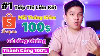 1 Tiếp Thị Liên Kết Của Shopee Cách Đăng Kí Mới 2021 Kiếm Tiền Online Thụ Động Uy Tín Affiliate [upl. by Dowell]