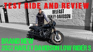 2022 HARLEY DAVIDSON LOW RIDER S 117 FXLRS  TEST RIDE AND REVIEW [upl. by Amii]