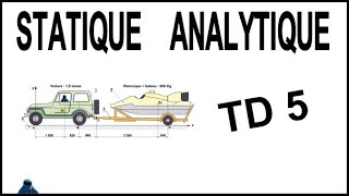 STATIQUE ANALYTIQUE TD5 [upl. by Etnahs233]