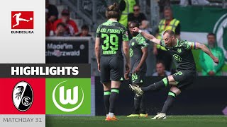 Wolves with a Comeback  SC Freiburg  VfL Wolfsburg 12  Matchday 31 – Bundesliga 202324 [upl. by Ariaz]