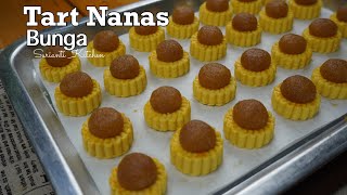 Tart Nanas Bunga  rasa tart klasik  TIPS membuat tart [upl. by Heshum]