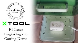 xTool F1  Laser Demo  Watch It Engrave and Cut [upl. by Baptlsta]