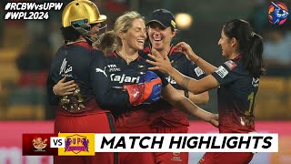 RCB vs UPW 2nd Match WPL 2024 Highlights  Women IPL Highlights 2024  Cricket wpl 2024 highlights [upl. by Doowron]