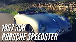 1957 356 Porsche Speedster Test Drive [upl. by Namialus]