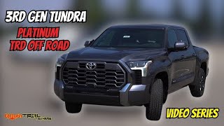 Platinum with TRD offroad pkg Trim Walk  TUNDRA 3RD GEN  2024 [upl. by Suoicerp]