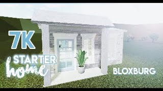 Roblox  Bloxburg  7k Cheap Starter Home Build Tutorial [upl. by Levi]