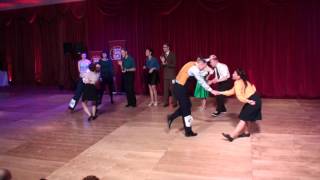 ESDC 2015  Advanced Lindy Hop Couples  Finals  Spotlights [upl. by Guinna]