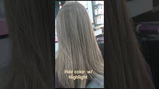 hair color w highlight [upl. by Avrom]