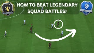 HOW TO BEAT LEGENDARY SQUAD BATTLES WITH A STARTER TEAM FC25 SQUAD BATTLES TUTORIAL [upl. by Isacco]