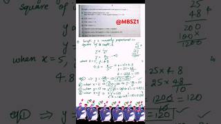 direct and inverse proportion igcse 0580 mathematics past papers solution [upl. by Kimball397]