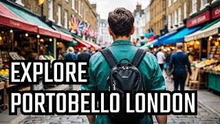 portobello london  walkin vlog [upl. by Naehs]