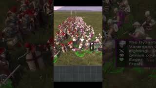 Medieval II Total War 1vs1 Varangian Guard vs Venetian Heavy Infantry [upl. by Miuqaoj328]