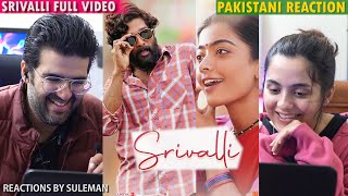 Pakistani Couple Reacts To Srivalli Full Video  Pushpa  Allu Arjun Rashmika M  Javed Ali  DSP [upl. by Rhee]