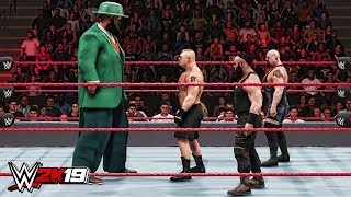 WWE 2K19 Giant Hornswoggle vs Mini Brock Lesnar Mini Big Show amp Braun Strowman [upl. by Revart]