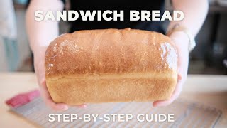 How to Make Homemade White Sandwich Bread  Better Than Supermarket Bread [upl. by Pierson]