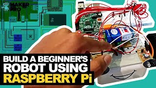 Raspberry Pi Obstacle Avoiding Robot [upl. by Atteynod]