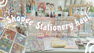 🌷Stationery Haul unboxing  shopee finds mini journals and Stickers [upl. by Enneicul]